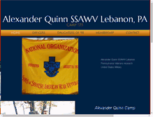Tablet Screenshot of alexanderquinnssawvcamp.org